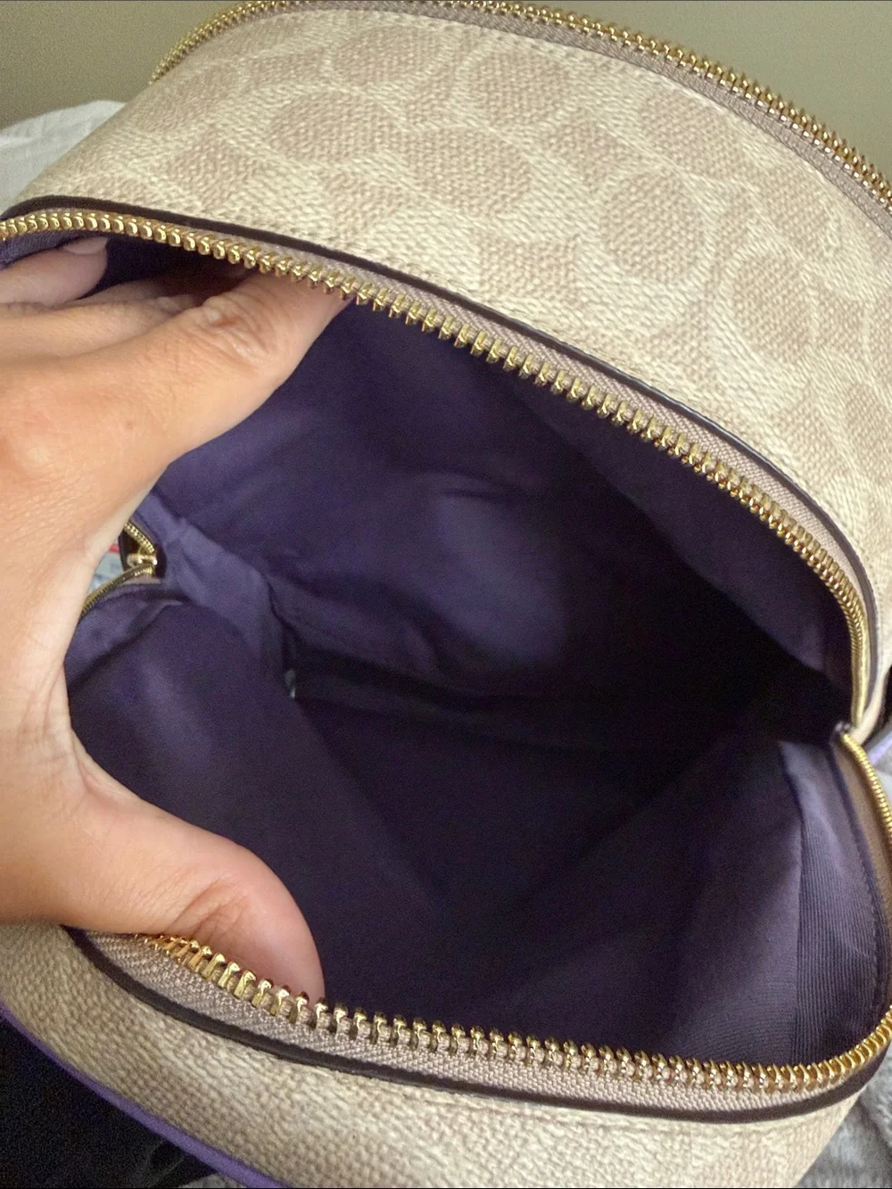 Coach mini backpack